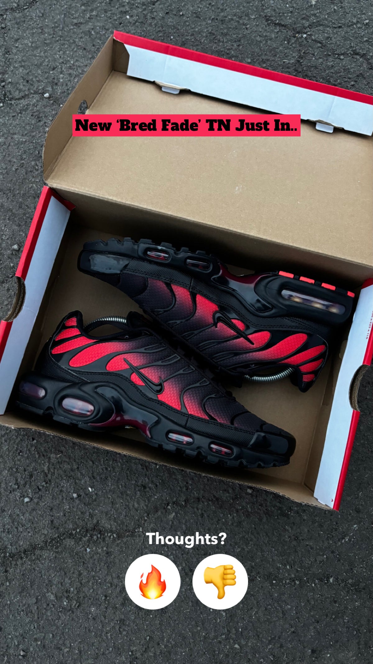 Nike Air Max Plus TN ‘Bred Fade’